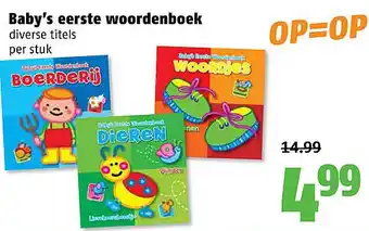 Poiesz Baby's eerste woordenboek aanbieding