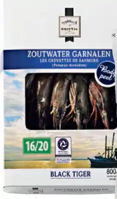 Sligro Black Tiger garnalen Bodypeel 16/20 aanbieding