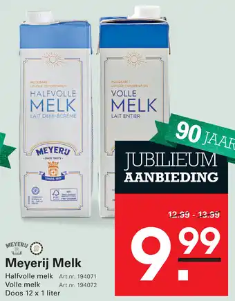 Sligro Meyerij Melk aanbieding