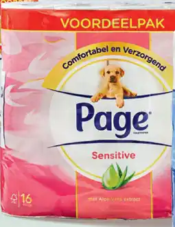 Sligro Sensitive Page Toiletpapier aanbieding