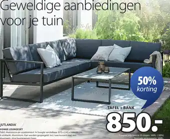 Jysk Vonge loungeset aanbieding