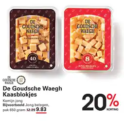 Sligro De Goudsche Waegh Kaasblokjes aanbieding