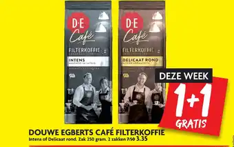 Dekamarkt Douwe Egberts Café Filterkoffie aanbieding