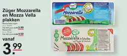 Sligro Züger Mozzarella en Mozza Vella plakken aanbieding