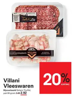 Sligro Villani Vleeswaren aanbieding