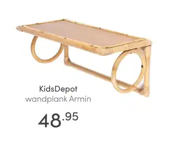 Baby & Tiener KidsDepot wandplank Armin aanbieding