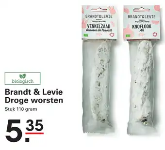 Sligro Brandt & Levie Droge worsten aanbieding