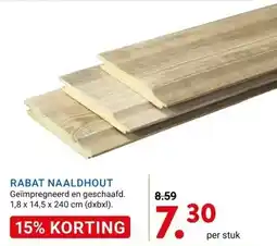 Kluswijs RABAT NAALDHOUT aanbieding