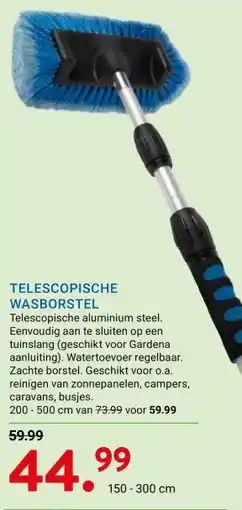 Kluswijs TELESCOPISCHE WASBORSTEL aanbieding