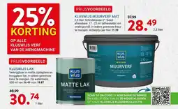 Kluswijs KLUSWIJS MUURVERF MAT aanbieding