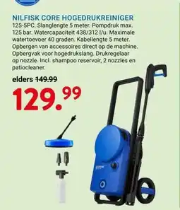 Kluswijs NILFISK CORE HOGEDRUKREINIGER aanbieding