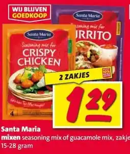 Nettorama Santa Maria mixen aanbieding