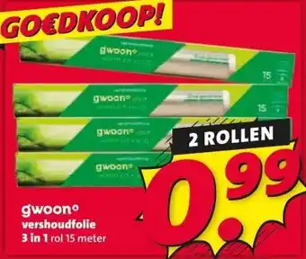 Nettorama gwoonº vershoudfolie aanbieding