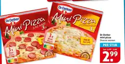 Hoogvliet Dr Oetker mini pizza Diverse soorten aanbieding