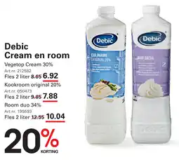 Sligro Debic Cream en room aanbieding