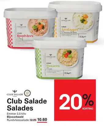 Sligro Club Salade Salades aanbieding