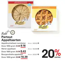 Sligro Partout Appeltaarten aanbieding