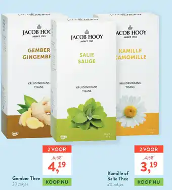 Holland & Barrett Kamille of Salie Thee aanbieding