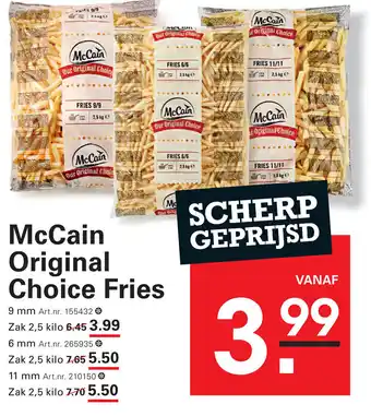 Sligro McCain Original Choice Fries aanbieding
