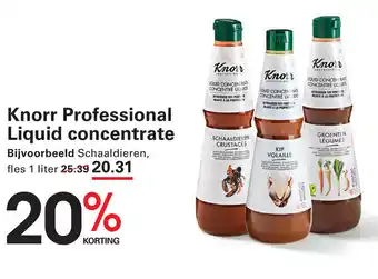 Sligro Knorr Professional Liquid concentrate aanbieding