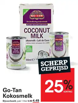 Sligro GoTan Kokosmelk aanbieding