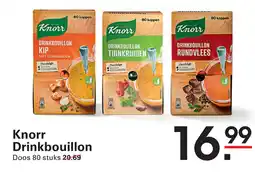 Sligro Knorr Drinkbouillon aanbieding