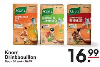 Sligro Knorr Drinkbouillon aanbieding