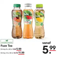 Sligro Fuze Tea aanbieding