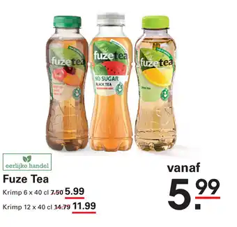 Sligro Fuze Tea aanbieding