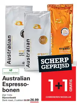 Sligro Australian Espresso bonen aanbieding