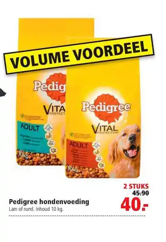 Welkoop Pedigree Hondenvoeding 10kg aanbieding