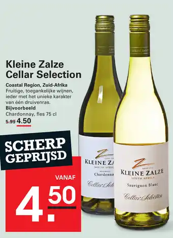Sligro Kleine Zalze Cellar Selection aanbieding