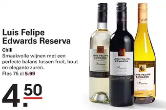 Sligro Luis Felipe Edwards Reserva aanbieding
