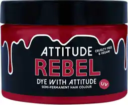 Bol.com Attitude Hair Dye - Rebel UV Semi permanente haarverf - Oranje/Rood aanbieding