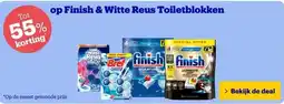 Bol.com Tot 55% korting op Finish & Witte Reus Toiletblokken aanbieding