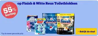 Bol.com Tot 55% korting op Finish & Witte Reus Toiletblokken aanbieding