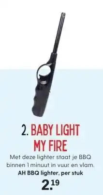 Albert Heijn AH BBQ lighter, per stuk aanbieding