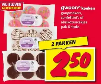 Nettorama gwoon° koeken aanbieding