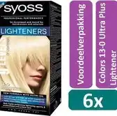 Bol.com Syoss Color baseline Lighteners 13-0 - 6 stuks - Voordeelverpakking aanbieding