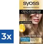 Bol.com SYOSS Oleo Intense 8-50 Natuurlijk Asblond - 1 stuk - Voordeelverpakking 3 stuks aanbieding