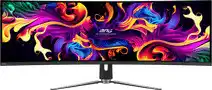 MediaMarkt MSI MPG 491CQP QD-OLED - 49 inch - 5120 x 1440 (Dual Quad HD) - 0.03 ms - 144 Hz aanbieding