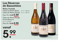 Sligro Les Réserves de Beauchêne aanbieding