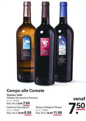 Sligro Campo alle Comete aanbieding