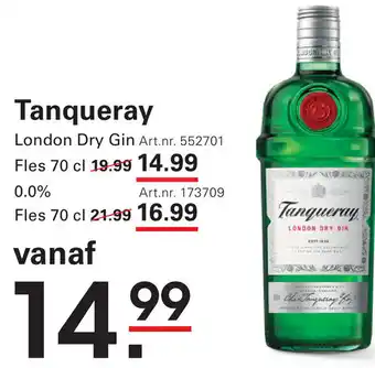 Sligro Tanqueray aanbieding