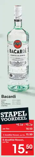 Sligro Bacardi aanbieding