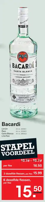 Sligro Bacardi aanbieding