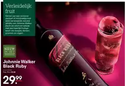 Sligro Johnnie Walker Black Ruby aanbieding