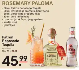 Sligro Patron Reposado Tequila aanbieding