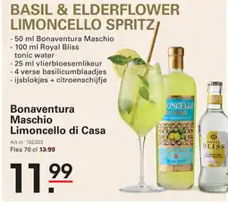 Sligro Bonaventura Maschio Limoncello di Casa aanbieding