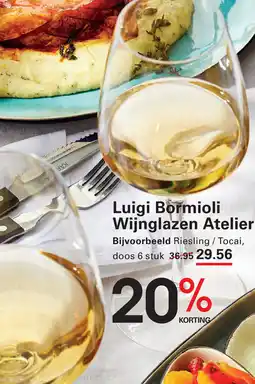 Sligro Luigi Bormioli Wijnglazen Atelier aanbieding